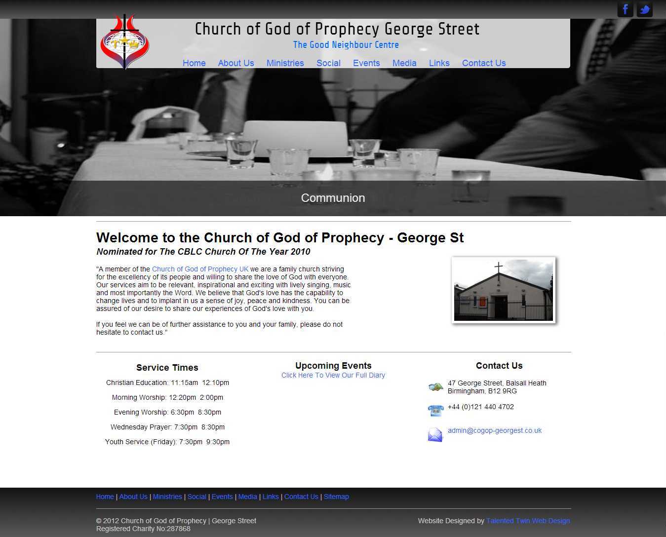 Church of God of Prophecy Homepage